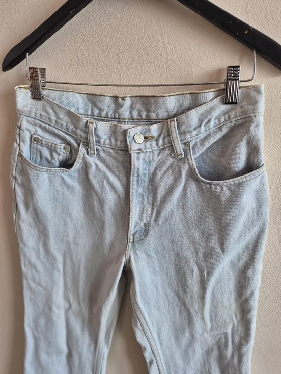 Vintage Ralph Lauren Polo 100% Cotton Women's Jeans Size 31" Waist Light Wash - Picture 4 of 11
